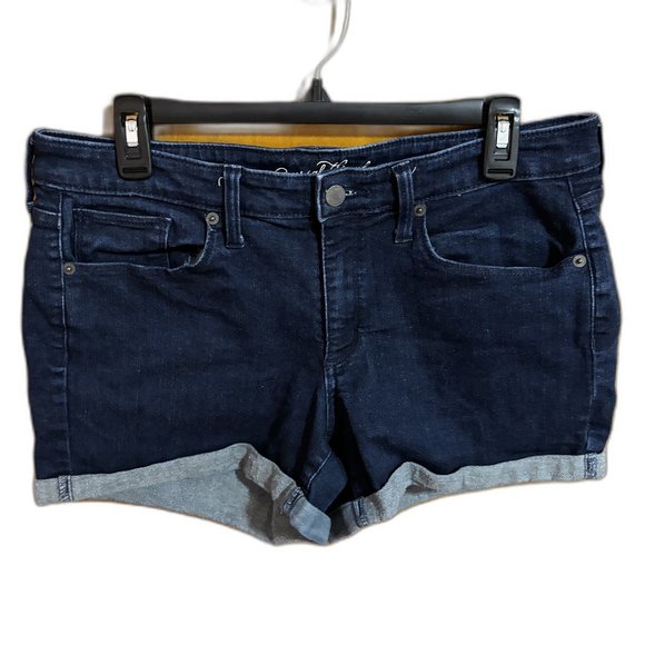 Universal Thread Pants - Universal Thread Dark Blue Jean Shorts